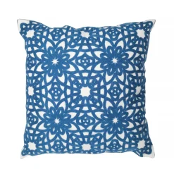 Create Home tyyny Kukka 45x45 cm sininen puuvilla