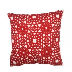 Create Home tyyny Kukka 45x45 cm punainen puuvilla