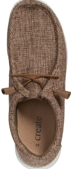 Create kangaskengät 32-3037 brown