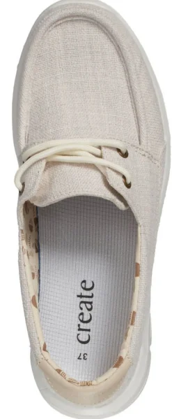 Create kangaskengät 32-3050 off white