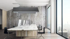 Design by Grönlund Acoustic Line 140 kattovalaisin tummanharmaa 3000K