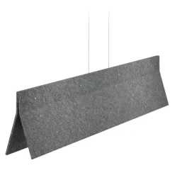 Design by Grönlund Acoustic Line 140 kattovalaisin tummanharmaa 3000K