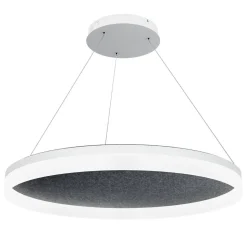 Design by Grönlund Acoustic Circulo 80 kattovalaisin tummanharmaa 3000K