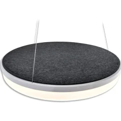 Design by Grönlund Acoustic Circulo 80 kattovalaisin tummanharmaa 3000K