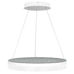 Design by Grönlund Acoustic Circulo 60 kattovalaisin  vaaleanharmaa 4000K