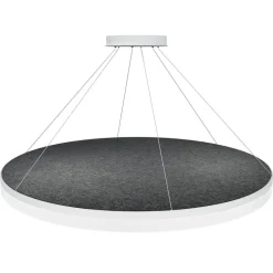 Design by Grönlund Acoustic Circulo 120 kattovalaisin tummanharmaa 3000K