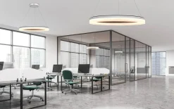 Design by Grönlund Acoustic Circulo 120 kattovalaisin tummanharmaa 3000K