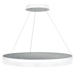 Design by Grönlund Acoustic Circulo 80 kattovalaisin vaaleanharmaa 3000K