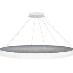 Design by Grönlund Acoustic Circulo 120 kattovalaisin vaaleanharmaa 3000K