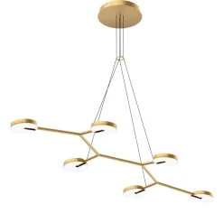 Design by Grönlund Arm 6 kattovalaisin messinki