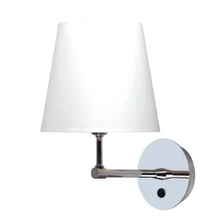 Design by Grönlund Hilton seinävalaisin ilman varjostinta kromi