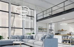 Design by Grönlund LED-kattovalaisin Layer 4 valkoinen