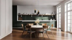 Design by Grönlund Log 10 kattovalaisin musta/puu/kulta