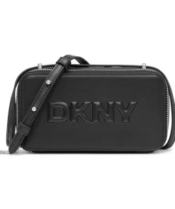 DKNY olkalaukku Carter Camera Bag BSV Black Silver