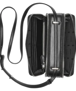 DKNY olkalaukku Carter Camera Bag BSV Black Silver