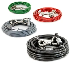 Dog TIE-OUT Cable -kiinnitysvaijeri > 27kg /4,5m