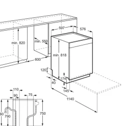 Electrolux astianpesukone ESS48305UW 60 cm valkoinen