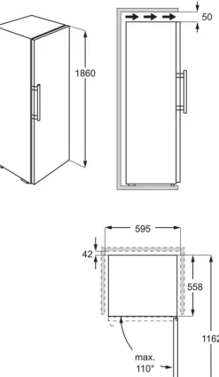 Electrolux jääkaappi LRT6ME38W1 valkoinen