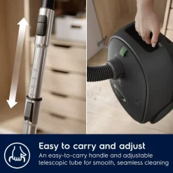 Electrolux pölynimuri Clean 600 Green Bagged EB61C2GRN harmaa