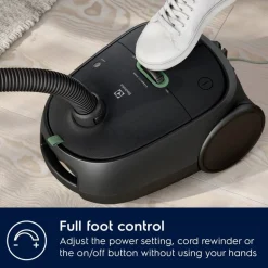 Electrolux pölynimuri Clean 600 Green Bagged EB61C2GRN harmaa