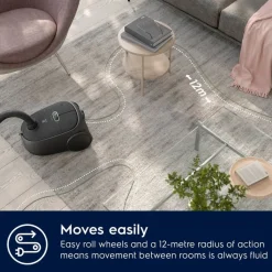 Electrolux pölynimuri Clean 600 Green Bagged EB61C2GRN harmaa