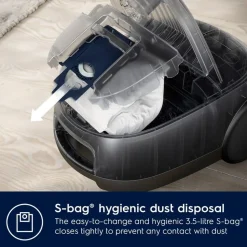 Electrolux pölynimuri Clean 600 Green Bagged EB61C2GRN harmaa