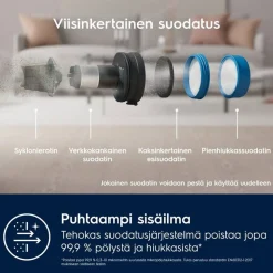 Electrolux varsi-imuri Animal 700 EP71AB14UG harmaa