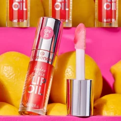 Essence huuliöljy PINK SQUEEZE, PLEASE! hydra kiss lip oil 1