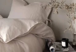 Familon Pellava pussilakanasetti greige 150x200/50x60