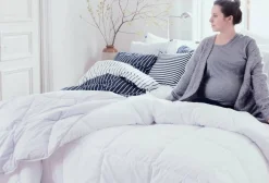 Familon päiväpeitto Ultra harmaa/valk 160x260