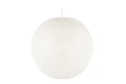 Fanni K Home pallokynttilä Rustiikki 12 cm valkoinen