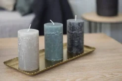 Fanni K Home pöytäkynttilä Rustiikki 6,8x12 cm agaven vihreä