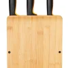 Fiskars Functional Form veitsitukki bambu (sis. 3 veistä)