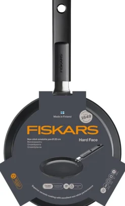Fiskars Hard Face ohukais- /omelettipannu 22 cm