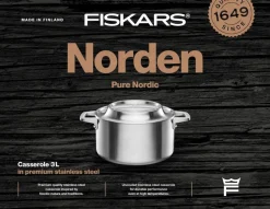Fiskars Norden kattila 3 L pinnoittamaton