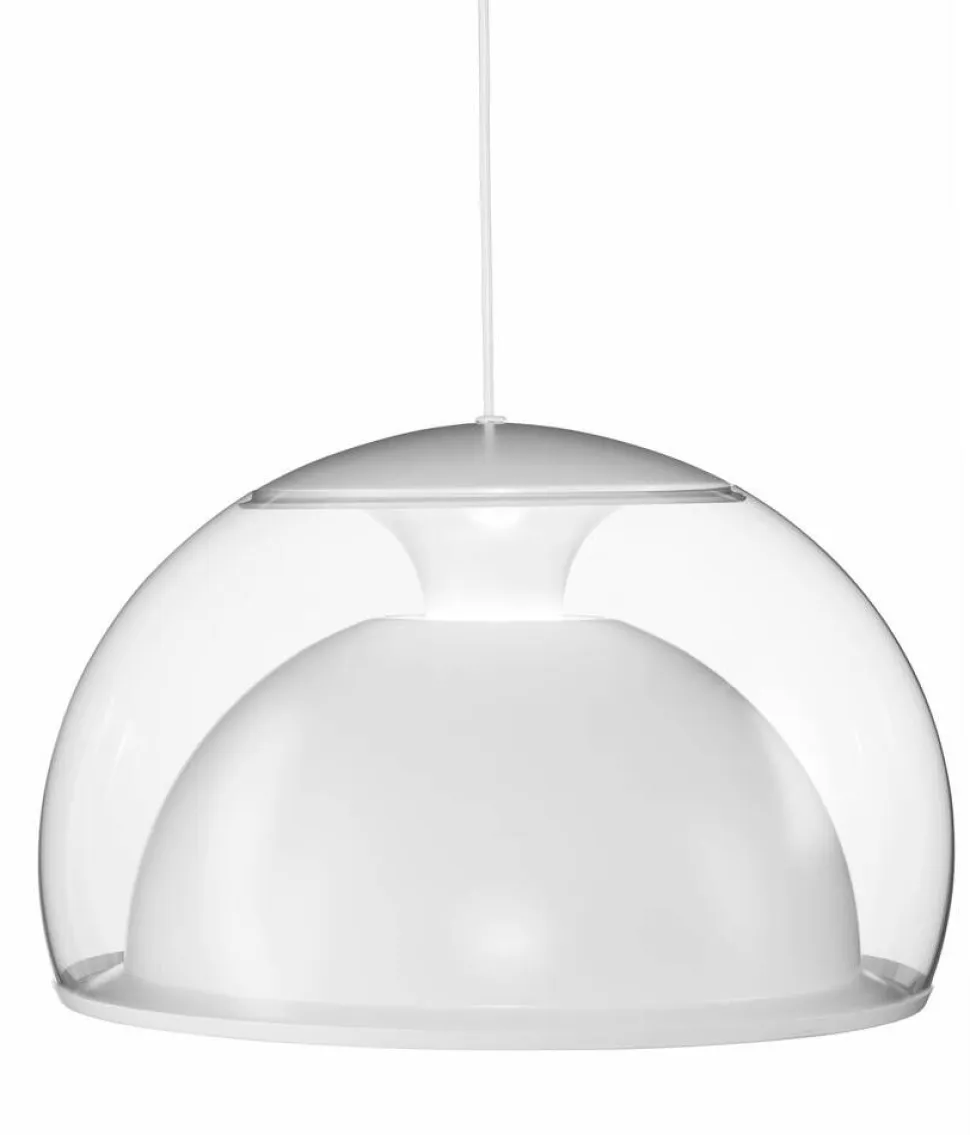 Fosto Siluette Ø 460 mm riippuvalaisin kirkas/valkoinen