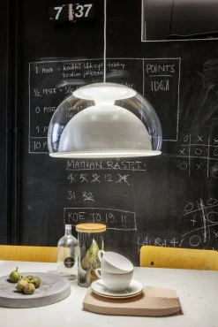 Fosto Siluette Ø 460 mm riippuvalaisin kirkas/valkoinen