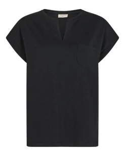 Freequent t-paita FqViva-V-SS-Pocket-Basic