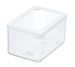 Gastromax säilytyspurkki 1,65 L kirkas/valkoinen