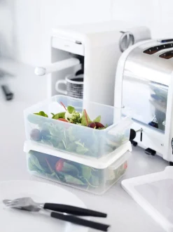 Gastromax Tiiviörasia 1 L läpinäkyvä/valkoinen