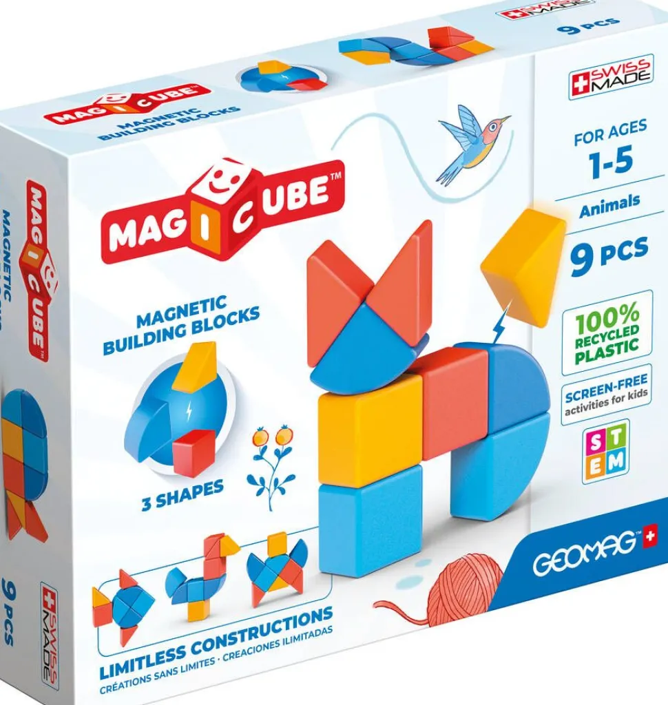 Geomag Magicube Eläimet 9 osaa