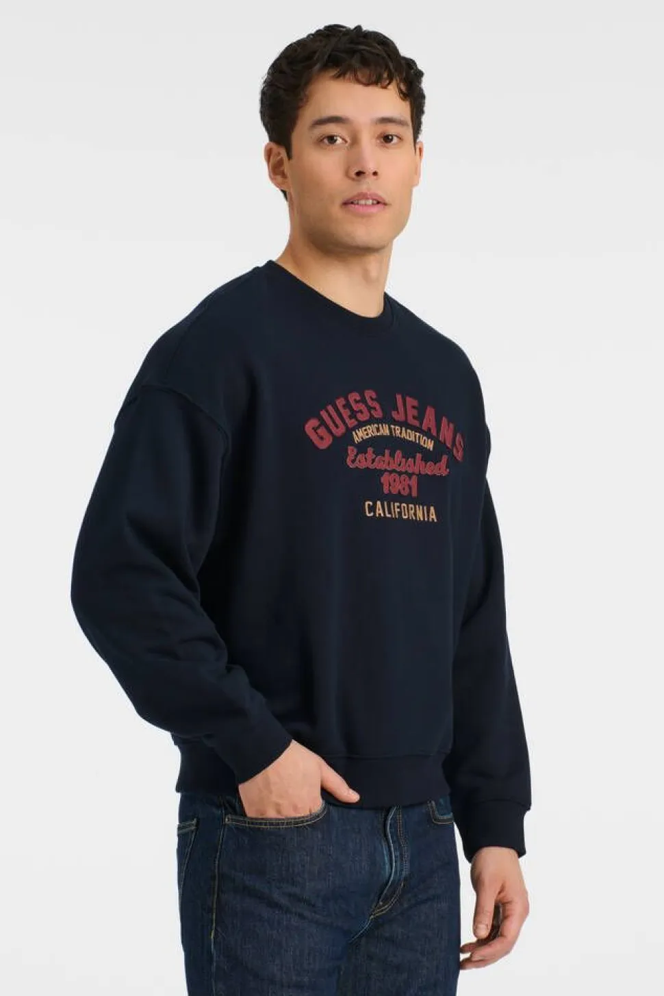 Guess Jeans college VINTAGE SWEAT