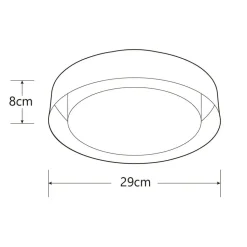 Heat kattoplafondi Frame maalattu puu