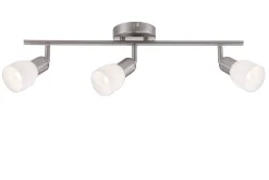 Heat kattospotti Soffe 3-osainen tanko harjattu teräs