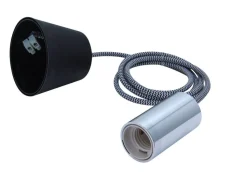 Heat lampunjohto tekstiili 1,6 m siksak-kuvio