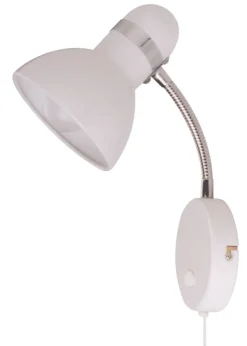 Heat Oscar seinävalaisin 23 cm valkoinen