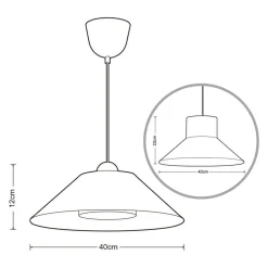 Heat riippuvalaisin Raffia luonnonvalkoinen