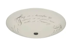 Heat Text kattoplafondi 42 cm tekstikuvio