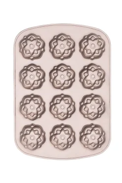 Heirol Leivonta minikakkuvuoka 12 kuppia 33×23,5 cm ruusukulta