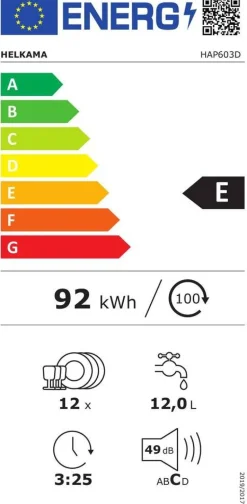 Helkama astianpesukone HAP603D